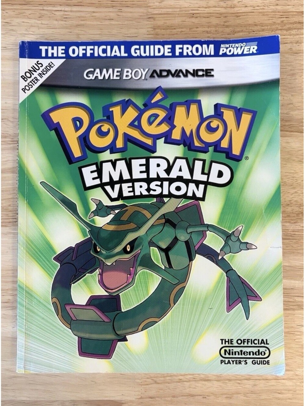 Pokemon Emerald Official Strategy Player's Guide Nintendo Power WITH POSTER